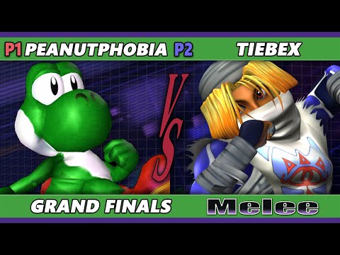 S@X 478 GRAND FINALS - tiebex (Sheik) Vs. Peanutphobia [L] (Yoshi) Smash Melee - SSBM