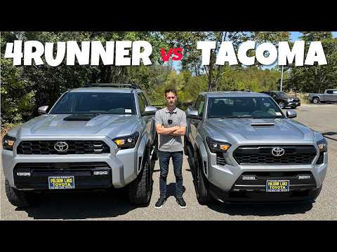 2025 4Runner vs 2025 Tacoma in TRD Sport. How similar are they?