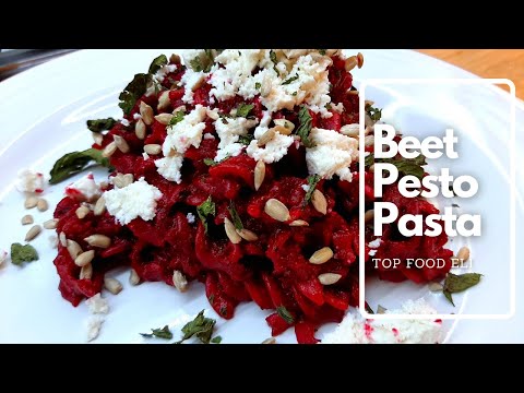 Healthy Beetroot Pesto Pasta | Top Food Eli