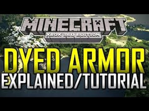 How To Dye Armor in Minecraft Xbox 360 Edition