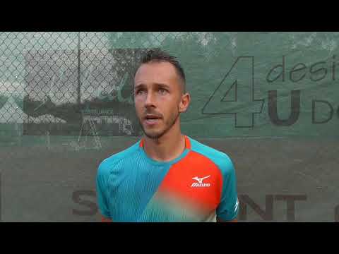 Lukáš Rosol po výhře nad Daliborem Svrčinou ve skupině Mácha Lake Open 2020