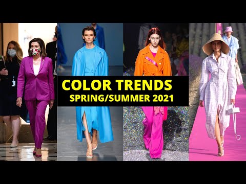 SPRING/SUMMER FASHION COLOR COMBINATION TRENDS 2022