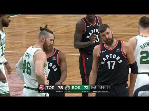 Battle of the Bruisers - Baynes vs Valanciunas - Highlights of Physical Play
