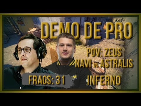 [PT] zorlaK Analisa: PoV ZEUS - NAVI vs ASTRALIS - INFERNO [Demo de Pro]