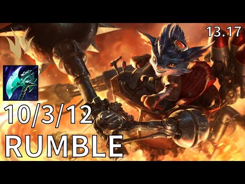 Rumble Jungle vs Hecarim - KR Challenger | Patch 13.17