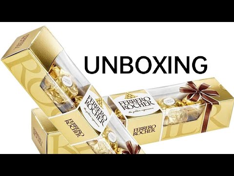Unboxing The Small FERRERO ROCHER Box. (The Golden Experience) #unboxing #ferrerorocher #chocolates