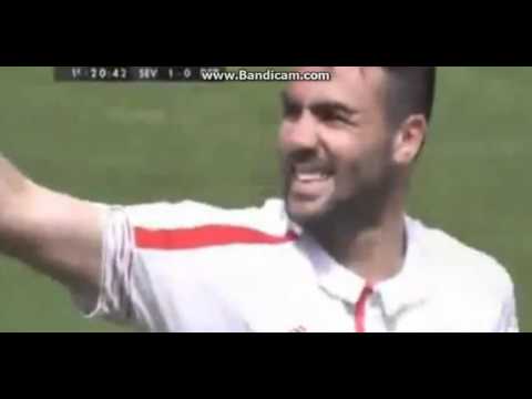 Gol de Iborra - Sevilla 1-0 Deportivo La Corogna (La Liga 2016)
