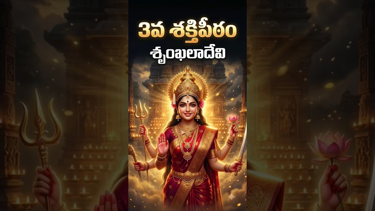 3వ శక్తిపీఠం శృంఖలాదేవి | Shrinkhala Devi Shakti Peeth | 18 Shakti Peethas Telugu