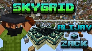 Its MINECRAFT but... A SKYGRID?! ft Zack