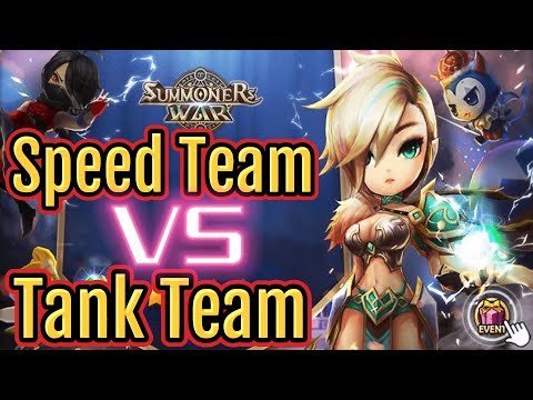 Speed Team Vs Tank Team - Nat4 Special League - Summoners War - RTA 魔靈召喚