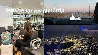 leaving for my NYC trip | Vlogmas day 5