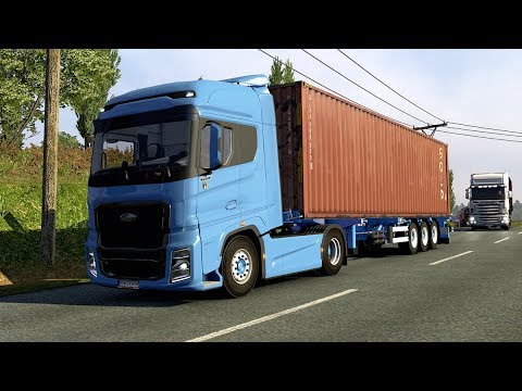 [ETS2 1.36 Beta] Euro Truck Simulator 2 - NaturaLux Graphic - Ford F-MAX - PACTON Container Trailer