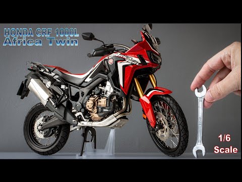 HONDA CRF 1000L Africa Twin Scale Model Bike in 1/6 Scale