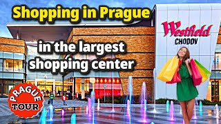 En büyük #alışveriş merkezi Westfield Chodov. #Prague4K yürüyüş turu.