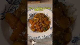 #普通のカレーパリで作ったら　#3分クッキング