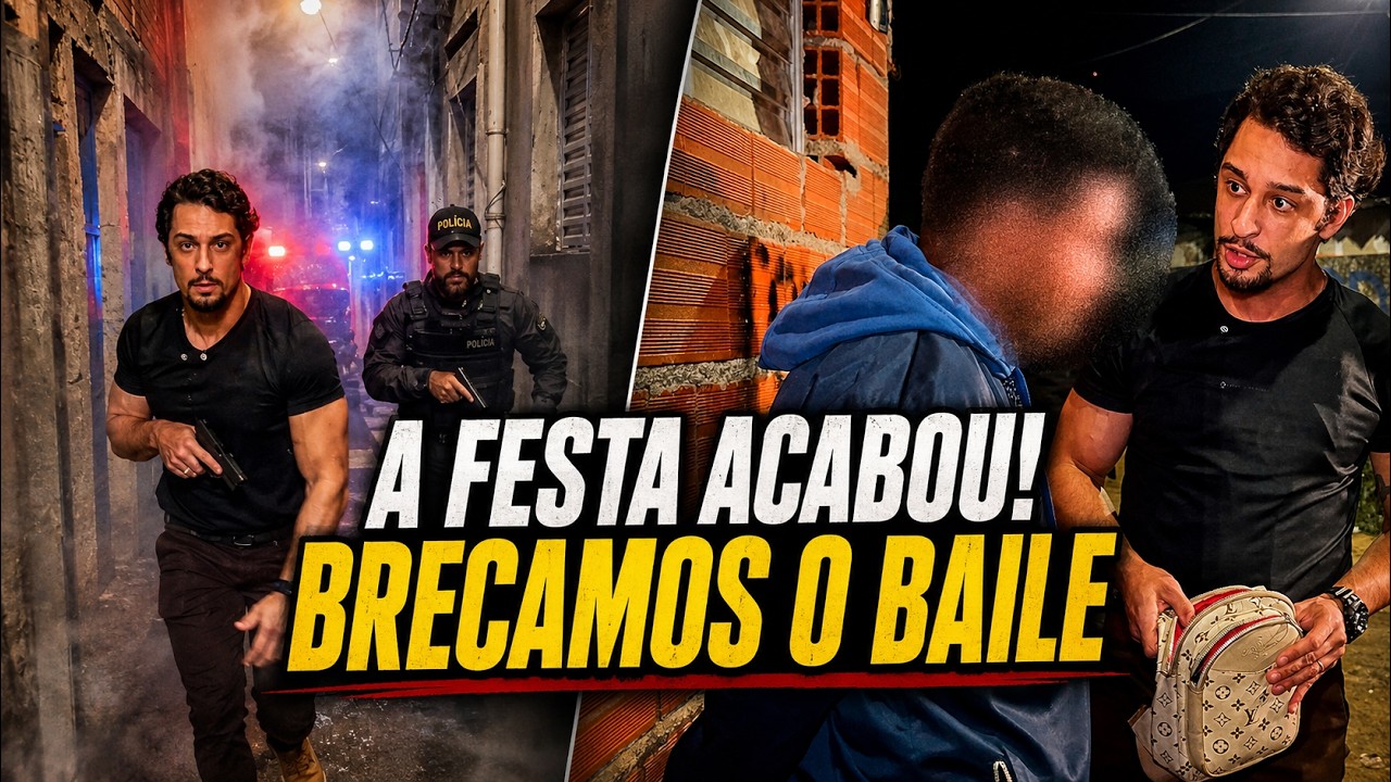 INVADIMOS A FAVELA E ACABAMOS COM O BAILE - VICTOR RUIZ E @DelegadoGustavoMesquita