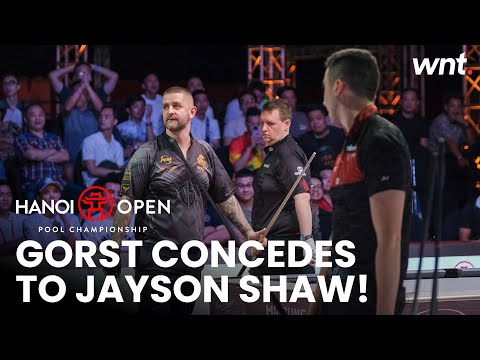 Fedor Gorst CONCEDES to Jayson Shaw | 2023 Hanoi Open Pool Championship