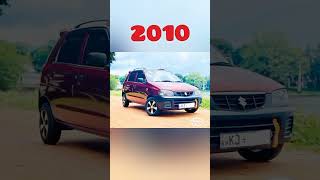 evolution of maruti Suzuki Alto #old #vs #new #model #viral #shorts #shortsfeed #youtubeshorts