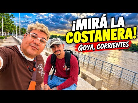 Fuimos a conocer la nuca costanera de Goya y nos agarró la lluvia 😂😌✌️🤣