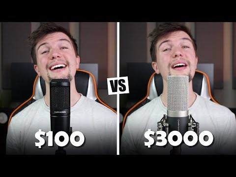 $100 vs. $3000 Audio Technica Microphone Comparison | Audio Technica AT2020 vs. AT5040