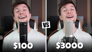 Video thumbnail for $100 vs. $3000 Audio Technica Microphone Comparison | Audio Technica AT2020 vs. AT5040 by Edward Smith