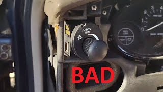 Buick Headlight Switch Replacement