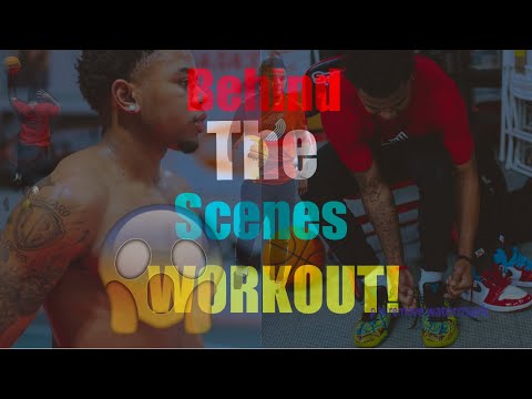 BEHIND THE SCENES WORKOUT W/ JAIRREN LILLARD 👀🏀 | NO CUTS OR EDITS IN IT!