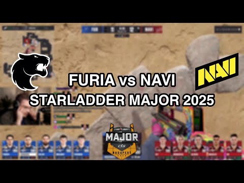 Ohnepixel | FURIA vs NAVI | STARLADDER BUDAPEST MAJOR 2025 | QUARTERFINALS | FULL VOD