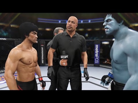 Bruce Lee vs. Blue Hulk (EA Sports UFC 2) - Epic Battle 💯 🐲 - Dragon Fights 🐉