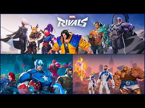WHAT HEROES are Avengers, Mutants, F4 and Guardians of the Galaxy in Marvel Rivals.