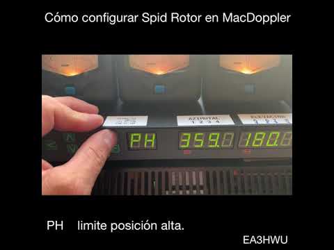 EA3HWU Como configurar SpidRotor para MacDoppler en High Sierra OSX