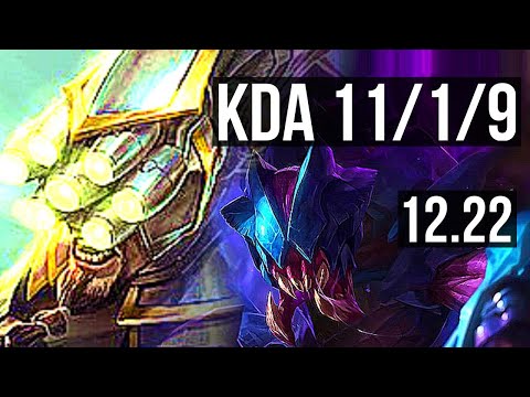 YI vs REK'SAI (JNG) | 11/1/9, 1.4M mastery, Legendary | KR Diamond | 12.22