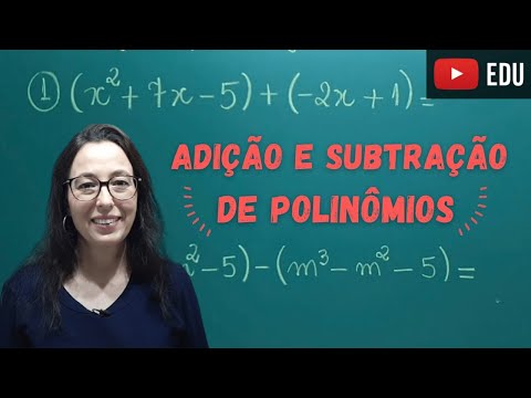 POLYNOMIALS - Addition and Subtraction of Polynomials - Professor Angela Mathematics
