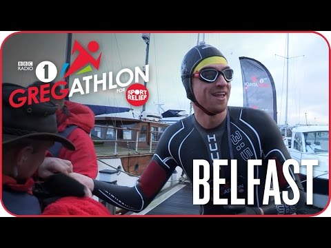 Gregathlon | Belfast – And he’s off!