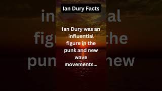 Ian Dury Fact One #british #music