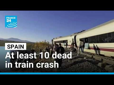 Spain: At least 10 dead in crash between 2 high-speed trains