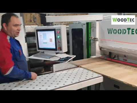 WoodTec WS-330C - форматно-раскроечный центр с чпу woo9333, видео 21