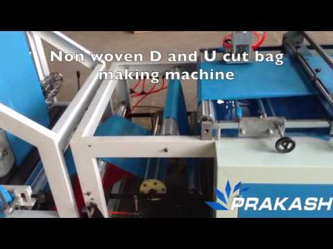 W/U Cut Carry Bag Making Machine, Capacity: 20-100 Pcs/min
