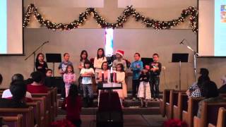 CCCSB Children sing &quot;Away in a Manger&quot;