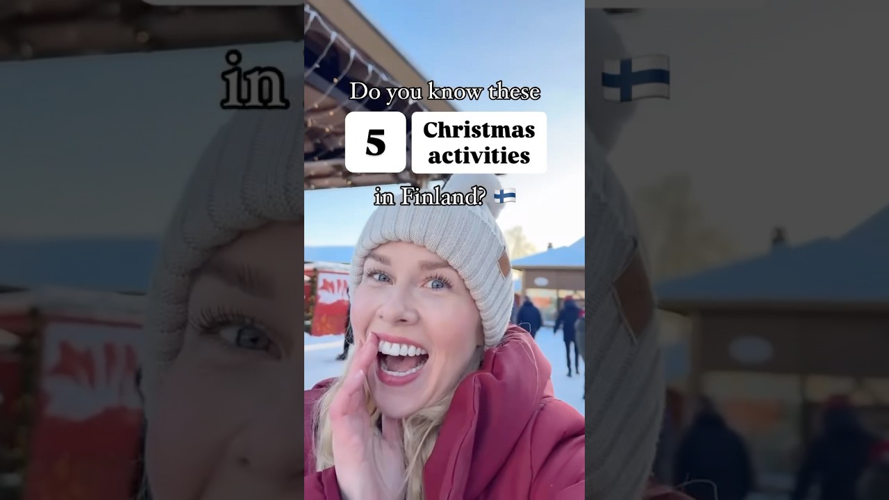 Must-try Finnish Christmas activities😍🎄 Ad @cityofrauma