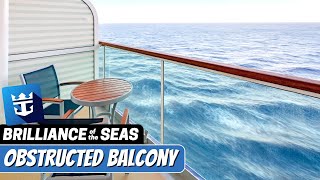 Brilliance of The Seas | Obstructed Oceanview Tour & Review 4K | Royal Caribbean Cruise Line