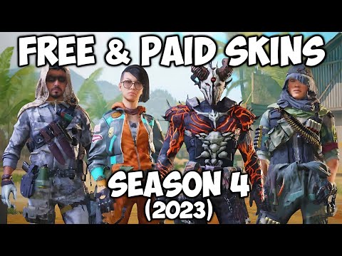 All Free, Lucky Draw, Crate, & Lucky Box Character Skins | SEASON 4 (2023) | COD Mobile | CODM