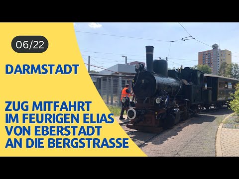 Im Dampfzug an die Bergstraße | Mitfahrt von Darmstadt-Eberstadt nach Alsbach