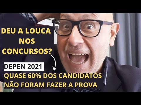 A INCRIVEL HISTÓRIA DO CONCURSO DO DEPEN | 56,4% dos candidatos não compareceram às provas