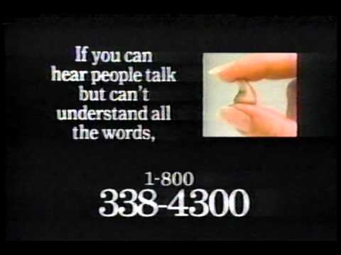 Miracle Ear Commercial- 80s