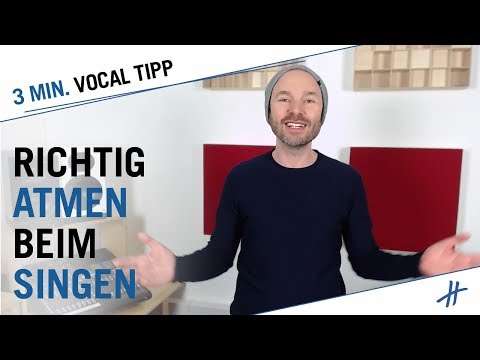 3 Min. Vocal Tipp: Richtig atmen beim Singen