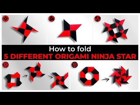 Top 05 Easy Origami Ninja Star - How to Fold @Easy Origami ...