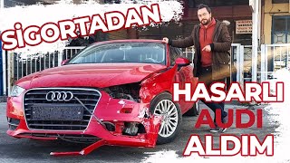 Sigorta'dan Ağır hasarlı Audi A3 Aldım !!! | Tüm Onarım Aşaması