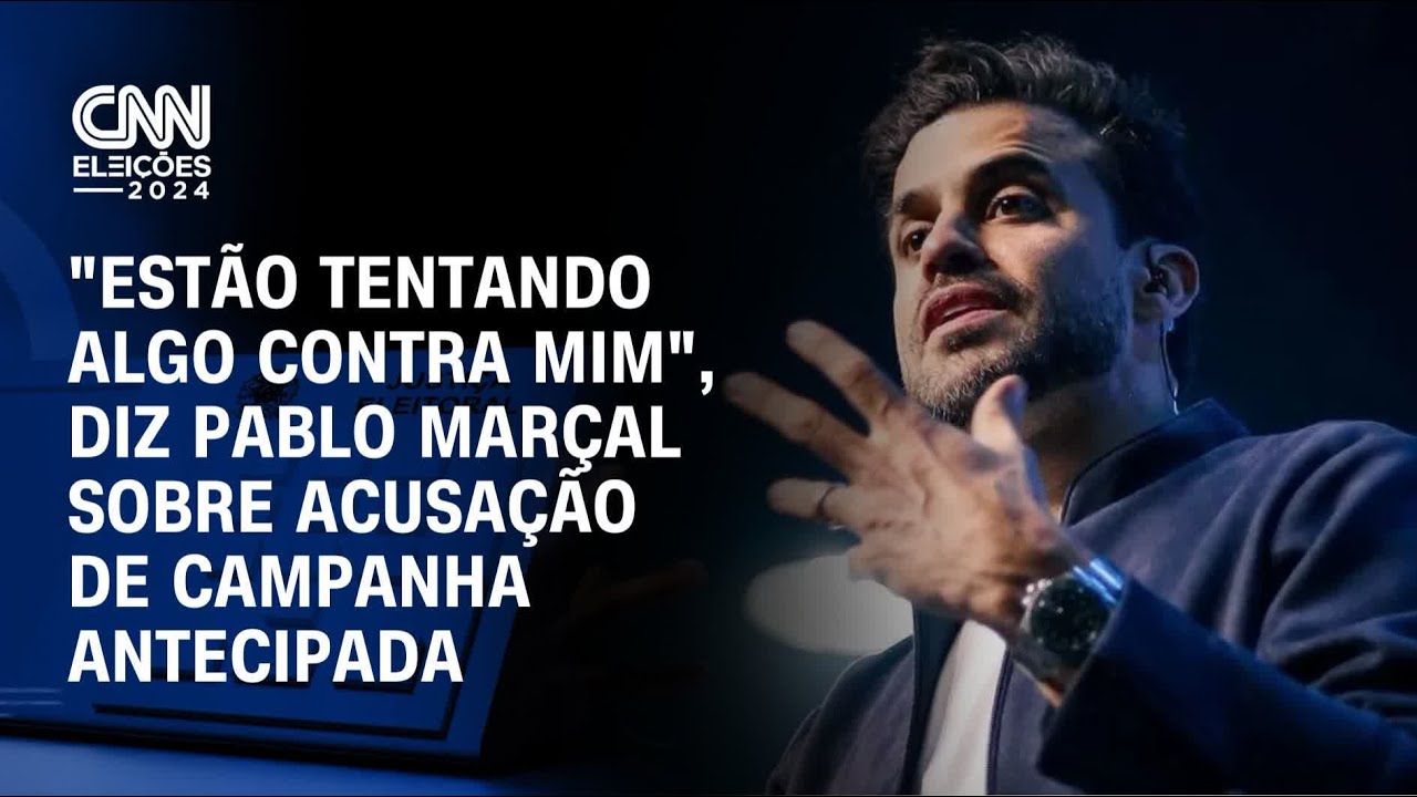 "Estão tentando algo contra mim", diz Pablo Marçal sobre acusação de campanha antecipada  |CNN ARENA