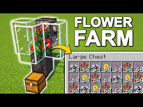 FACILE 2-Tall Flower Farm in Minecraft 1.21+ (Tutorial)